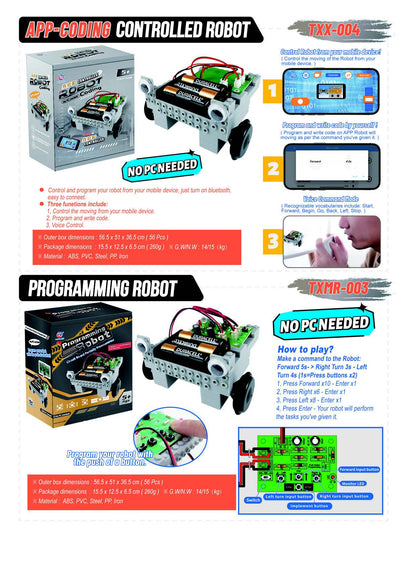 Smart Coding Robotic Car Kit, Learn, Build &amp; Drive