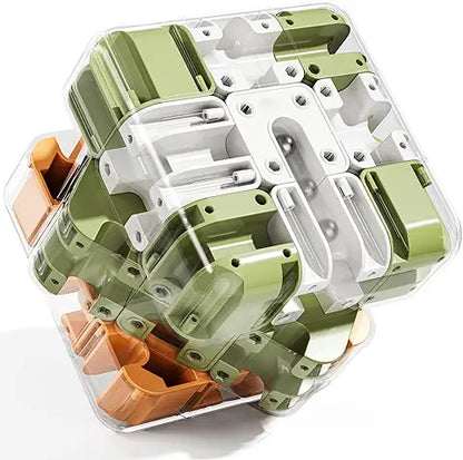 3D Puzzle Maze – Beaded Rotating Cube