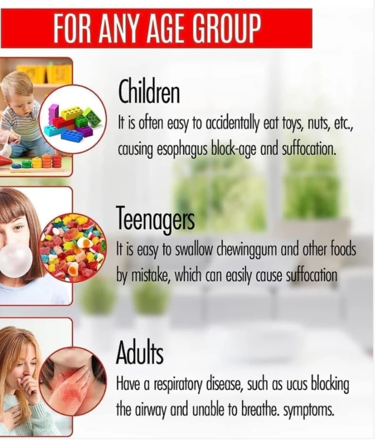 First Aid Anti Choking Device