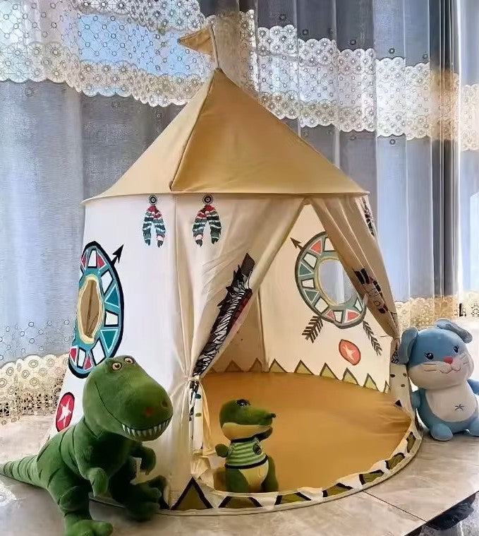 Pop-Up Kids Play Tent – Princess &amp;amp, Prince Tipi Castle