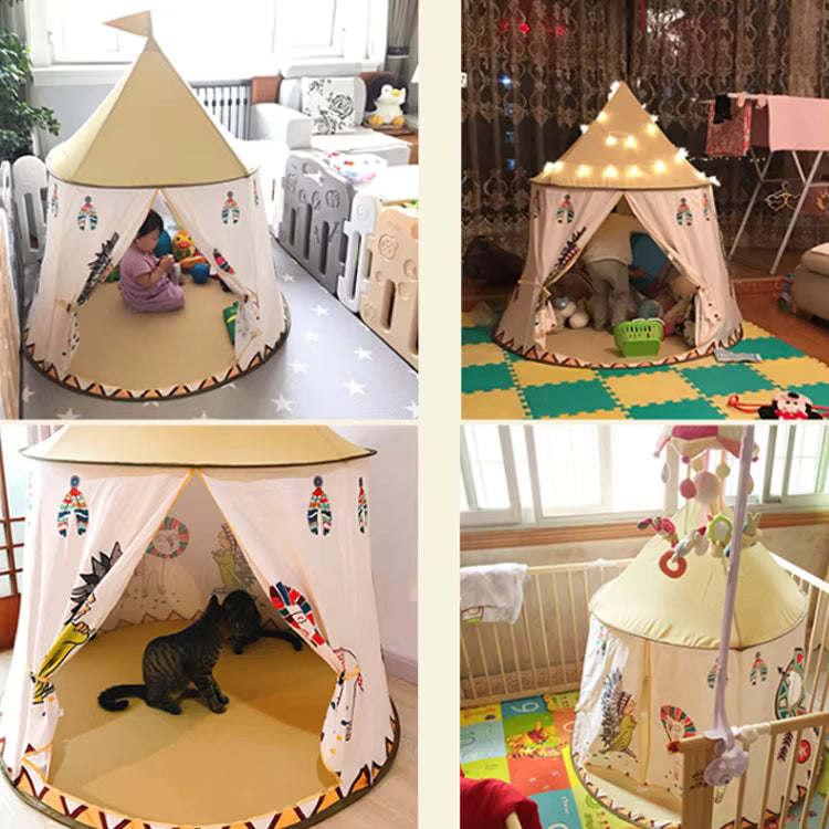 Pop-Up Kids Play Tent – Princess &amp;amp, Prince Tipi Castle