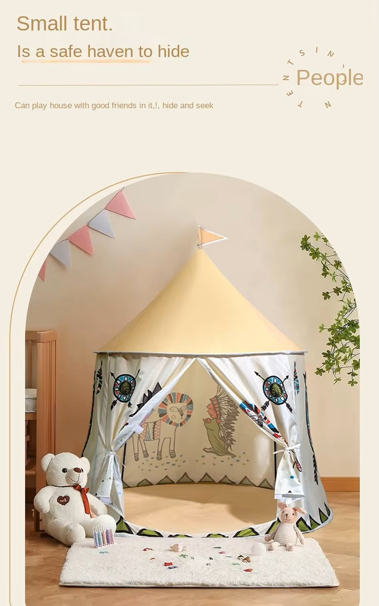 Pop-Up Kids Play Tent – Princess &amp;amp, Prince Tipi Castle